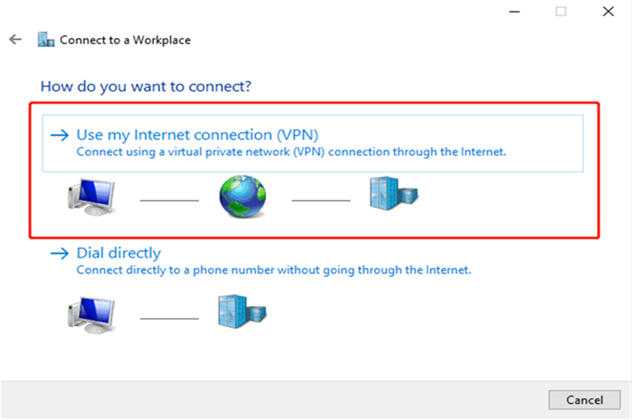 הזנת כתובת ה-IP של השרת