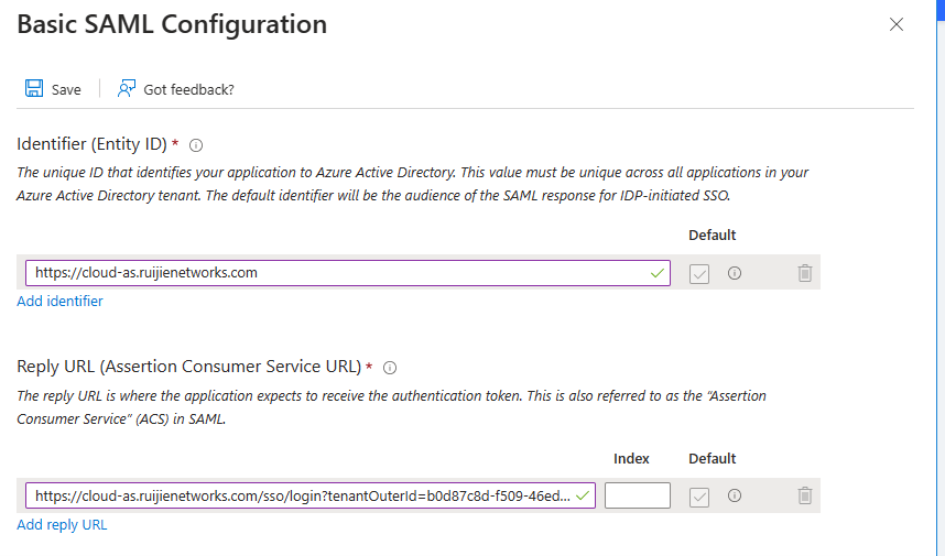 עדכון כתובת URL להשבה ומזהה